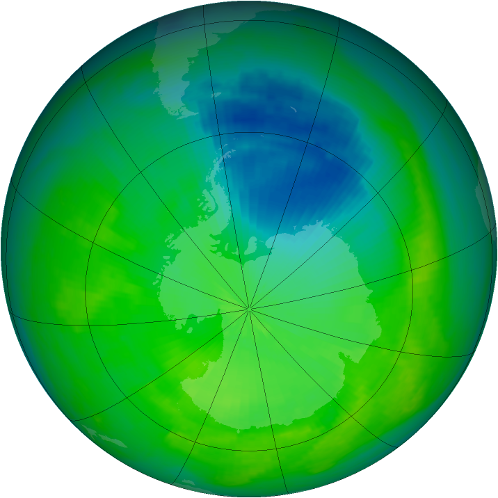 Ozone Map 2002-11-07